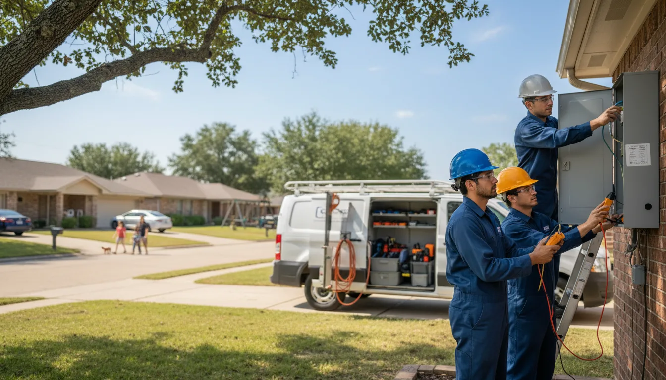 Certified electrician providing emergency electrical services in Dulac, LA